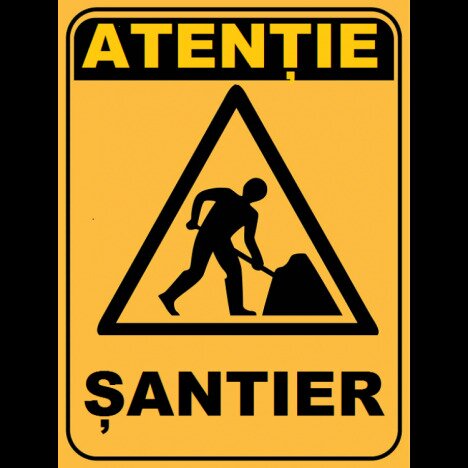 Placuta pentru santier